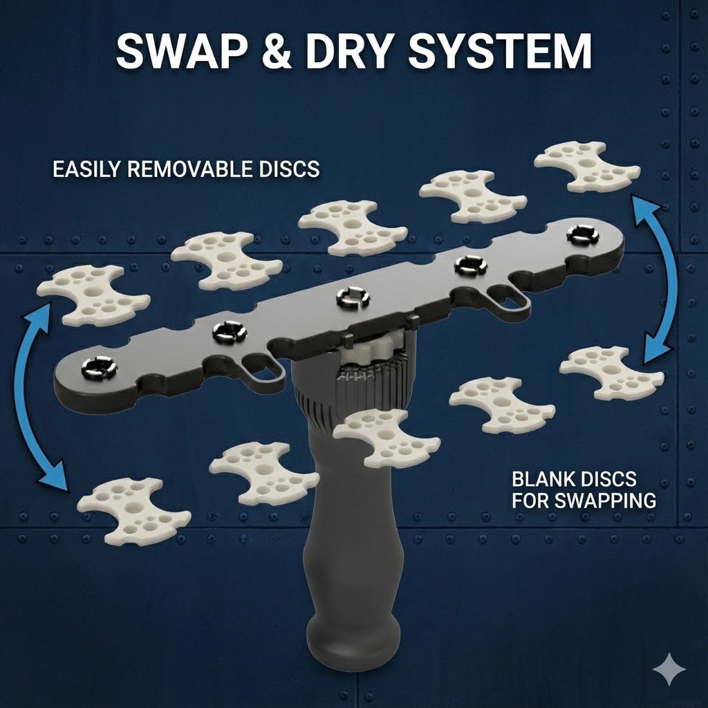 BATCHMASTER™ V2 - 360* Rotating Spray Stick Paint Handle - Fat Dwarf