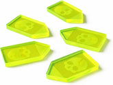 x5 Fluorescent Battle Shock Tokens - Fat Dwarf
