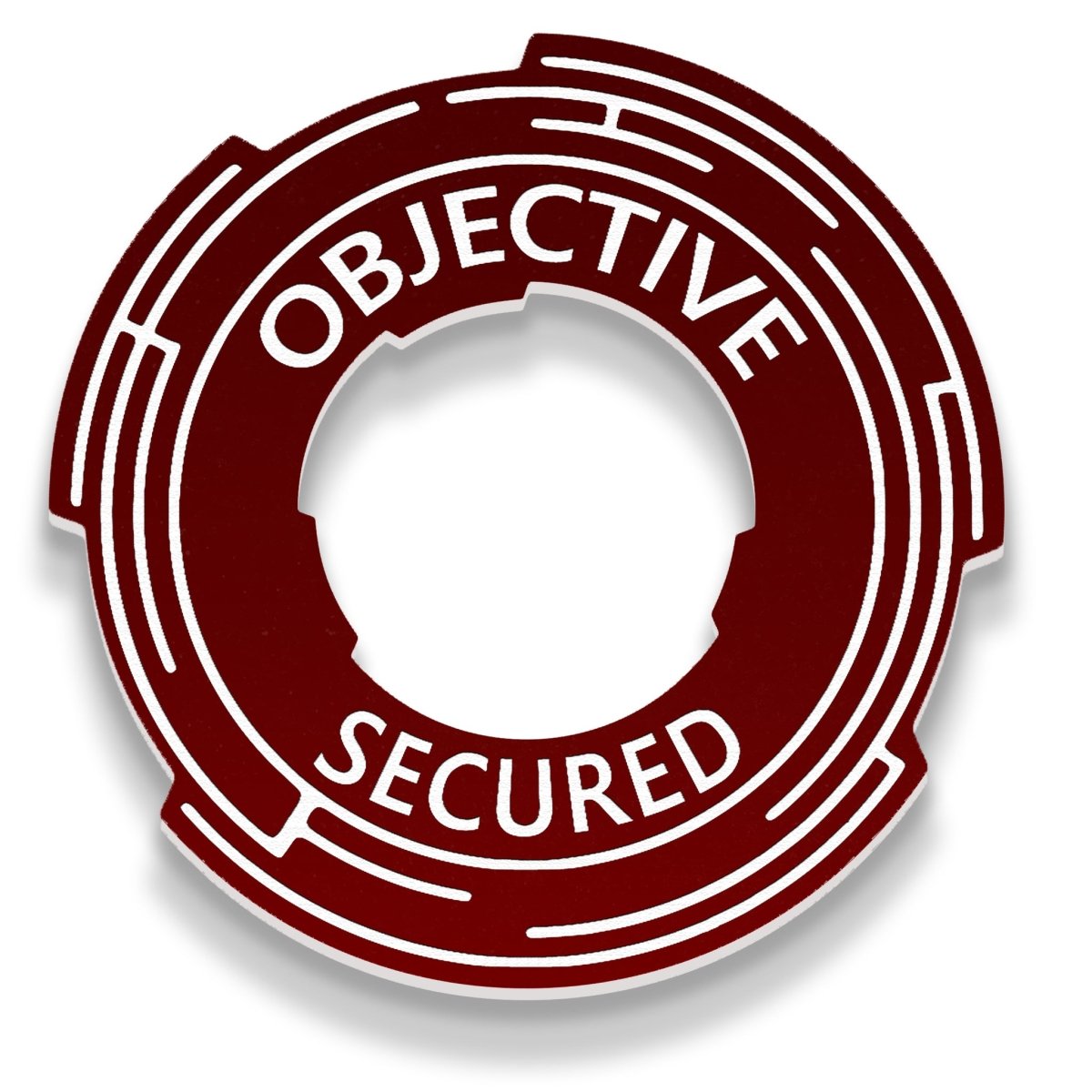 x6 Objective Secured Sci-Fi Tokens - Fat Dwarf