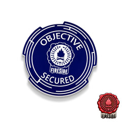 x6 Objective Secured Sci - Fi Tokens (Fireside) - Fat Dwarf