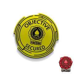x6 Objective Secured Sci - Fi Tokens (Fireside) - Fat Dwarf