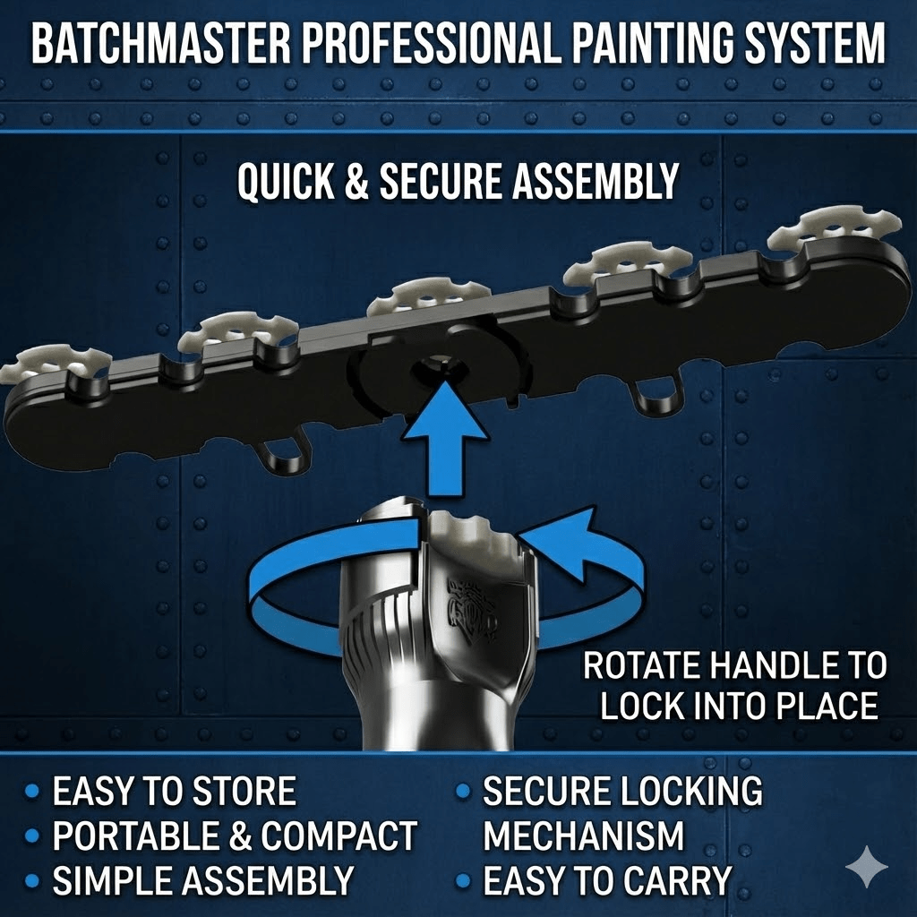 BATCHMASTER™ V2 - 360* Rotating Spray Stick Paint Handle - Fat Dwarf