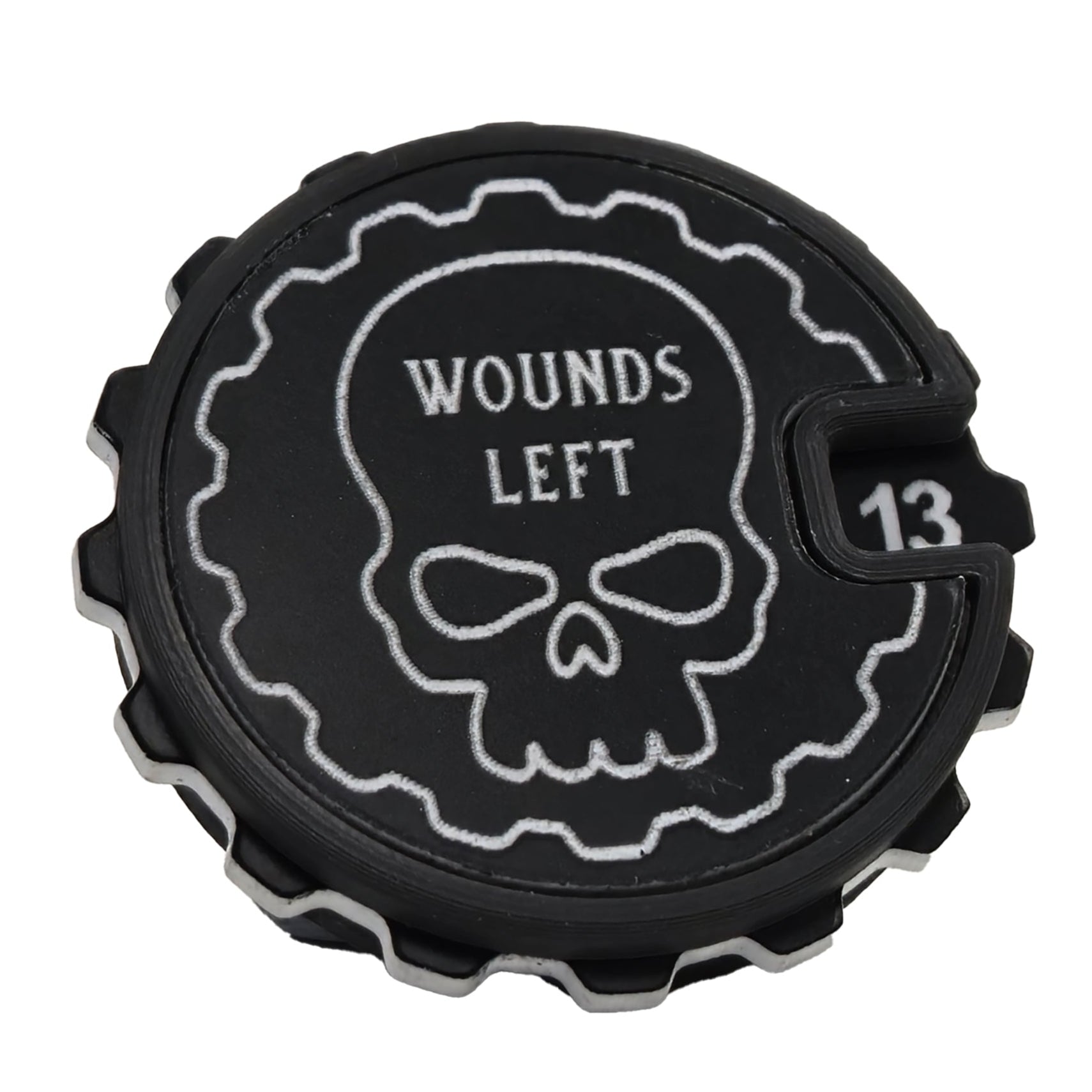Obsidian Veil 1 - 16 Tabletop Wound Tracker - Fat Dwarf